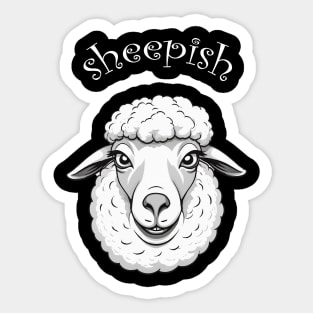 Sheepish Sticker